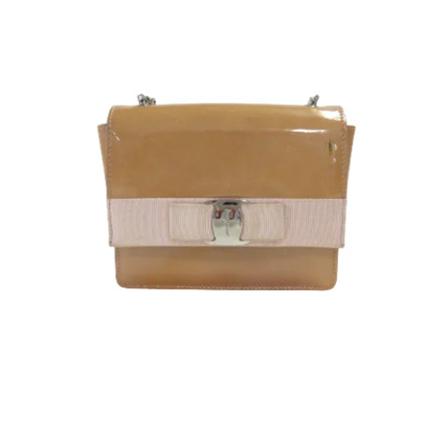 Salvatore Ferragamo Pre-owned, Pre-owned Shoulder Bag Beige, Dames, Maat:ONE Size,leer