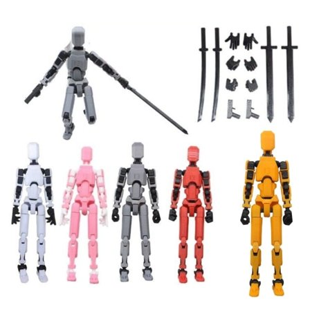 T13 Actionfigur, Titan 13 Actionfigur, Robot Actionfigur, 3D-trykt Action, 50 % tilbud -