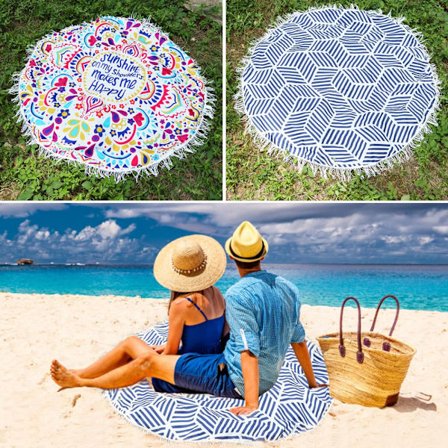 150 cm Giant Tofs Sandbeach Yogamatta Strandfilt