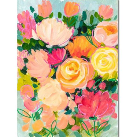 Diamond Art Kits til voksne - 5D Fuld Rund Bor Pink Blomster Diamond Painting, Mal efter Diamanter DIY Håndværk med Ædelstensværktøjer, Elegant 