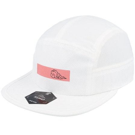 Kumo - White - 5panel - Cap - Thin Wide Box Logo Cloudfit White 5-panel - Hatstore