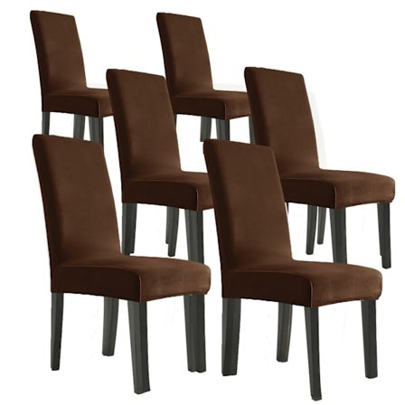 Sammetstolsöverdrag Tjockt Kaffe Sex-pack Coffee 6pack,SD