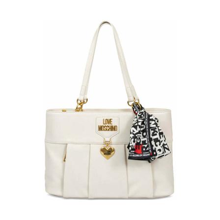 Love Moschino, BAG Jc 4047Pp 1Elo 0 Biały, Kobieta, Rozmiar: ONE Size
