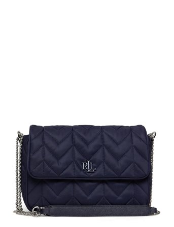 Lauren Ralph Lauren Quilted Medium Stevie Messenger Bag - Navy - ONE SIZE