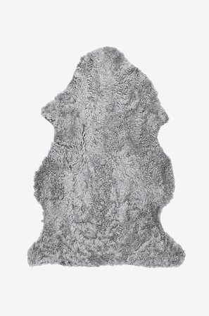 Skinnwille - Fårskinnsfäll Curly - Grå - Fällar & skinnmattor - Från Homeroom