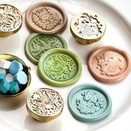 Cute Lacquered Seal Head Animal Brass Head DIY Craft Supplies Wax Seal Stamp