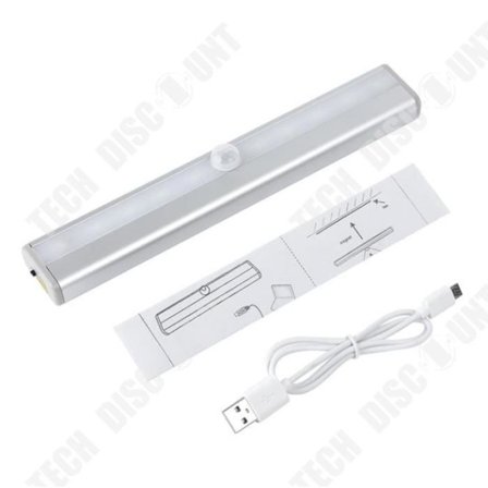 Ljuslist - TD - Mänsklig induktion - Uppladdningsbar USB - Vit LED - Inomhus