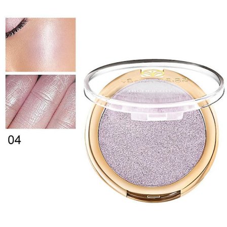 Glitter Shiny Makeup Powder Highlight Blush Plate Shimmer High Gloss Contouring Palette Fine Smooth Powder Brightening Skin Tone