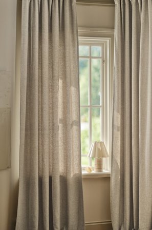 Jotex - Bouclégardin 2-pakke Beige - SANDY - Kjøp Multifunksjonsgardiner hos Jotex