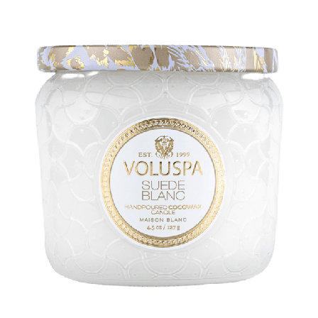 Voluspa Petite Jar Candle 35tim Suede Blanc Doftljus & rumsdofter Unisex 142 G