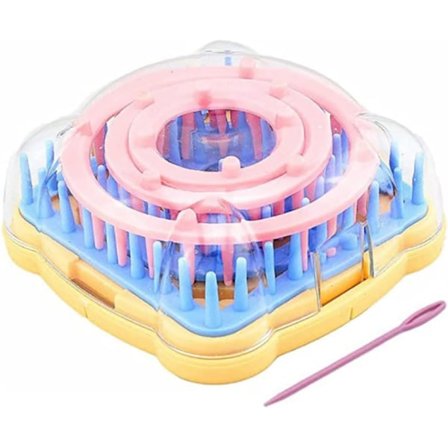 Stickningsmaskin Kit, DIY Stickningsapparat Garn Garn Stickningsmaskin Verktygssats