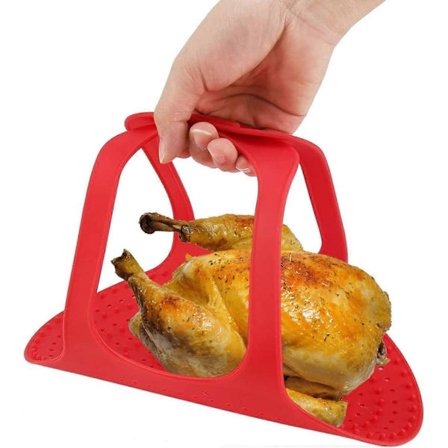 Silikone Kalkunløfter, Genanvendelig Varmebestandig Non-Stick Fugleløft