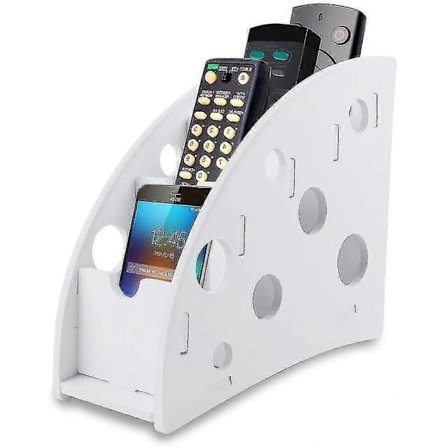 Fjärrkontrollhållare Skrivbordsorganisatör Fjärrkontroll Förvaringslåda Med 4 A