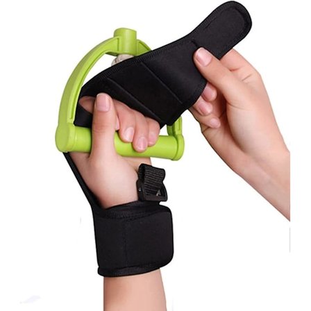 Rehabiliteringshansker med fingerskinne, støtte for anti-spasticitet, hjelpemiddel for rehabiliteringstrening for håndfunksjonsgjenoppretting, 