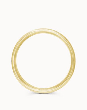 Glatt Ring Herre Michael 18K Gult Gull - Forlovelsesringer & Gifteringer hos Vanbruun