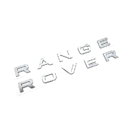 Range Rover Matt Silver Bogstaver Emblem Mærke Foran Eller Bagpå Til Vogue Sport Evoque