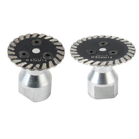 40/50mm M14 Diamant Sågblad för Marmor Betong Gravyr, Avtagbar Fläns, Varmpressad Sintring, Våt/Torr