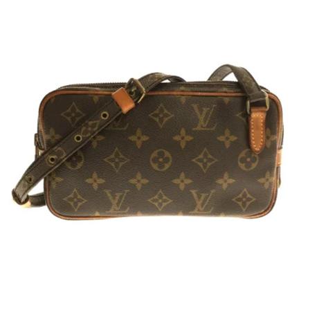 Louis Vuitton Vintage, Pre-owned Bag Bruin, Dames, Maat:ONE Size,Canvas