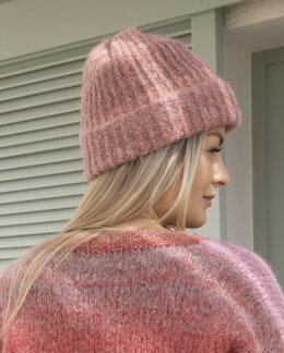 Mössa Chonia Rosa - Du Store Alpakka
