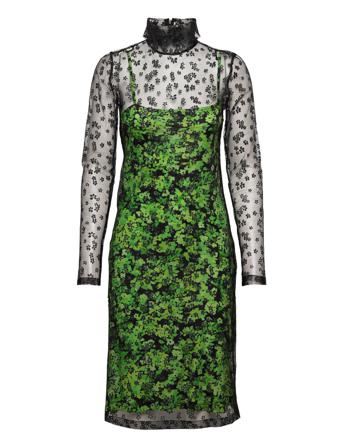 Ibi, 1484 Mesh/ Stocking Jersey Dresses Party Dresses Grøn STINE GOYA