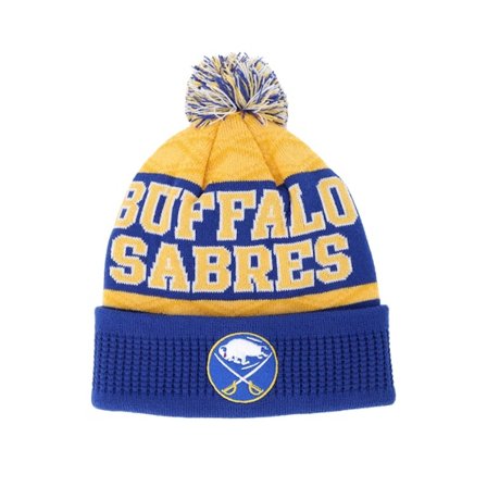 Outerstuff - Azul pom Beanie - Kids Buffalo Sabres NHL Beanie Blue Pom @ Hatstore