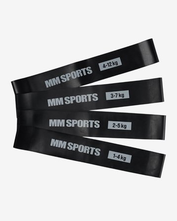 Träningsband - Light - Body Science Short Power Resistance Band - Yellow - Träningsgummiband, Träningsredskap, Träningstillbehör, Träningsredskap, 