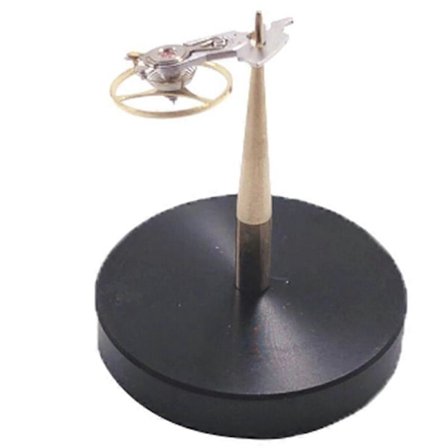 Balanshållare Fästverktyg Praktisk Reparation För Klocka Justera Slag Rund Bas Slitstyrka Metall Nål Tillbehör Hållbart Ställ