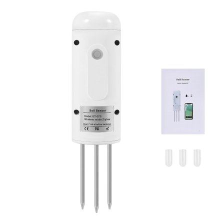 Tuya Zigbee Trådløs Jordfugtighedsmåler Temperatur Fugtighedsmåler Planteovervåger IP67 Vandtæt-XF7-