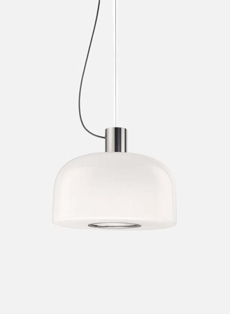 Bellhop S2 taklampe Ø45 - opal/krom
