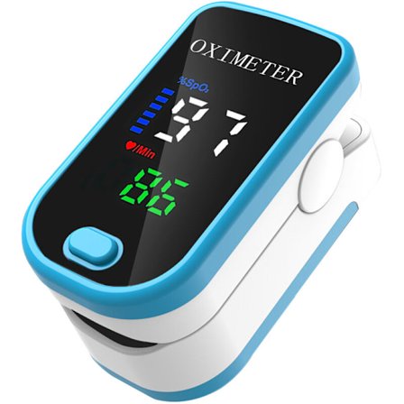 Sormenpääpulssioksimetri (sininen kuori, värinäyttö (korkea tarkkuus))
