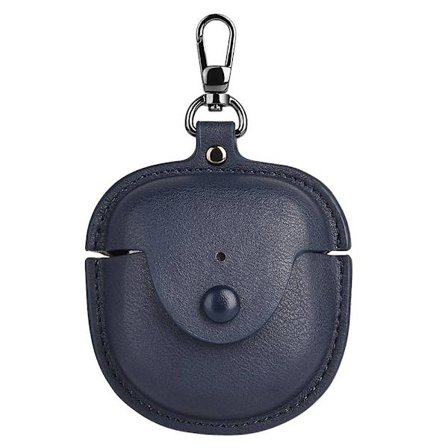 PU-läderfodral för Bose QuietComfort Earbuds II Bluetooth-hörlurar, stöttåligt fodral med nyckelhållare