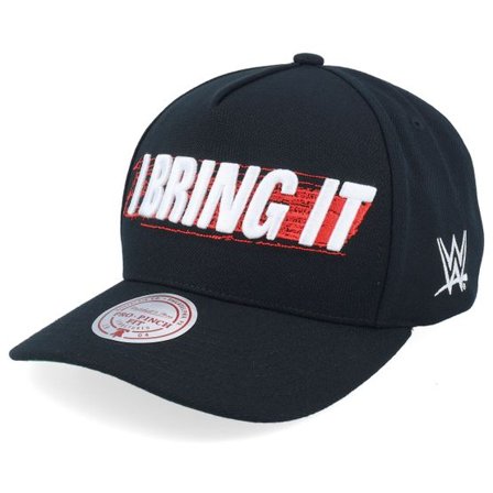 Mitchell & Ness - Svart adjustable Keps - Bring It Pro The Rock The Rock Black A-Frame Adjustable @ Hatstore