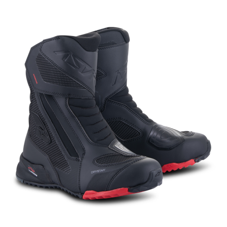 Stivali Moto Alpinestars RT-7 Drystar Nero/Rosso 40