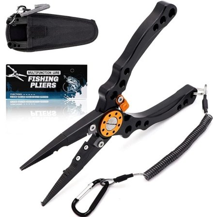 Kalastus pihdit koukku poistaja ruostumaton teräs leikkurit ja kevyt alumiini kahvat,Fish Gear Tools