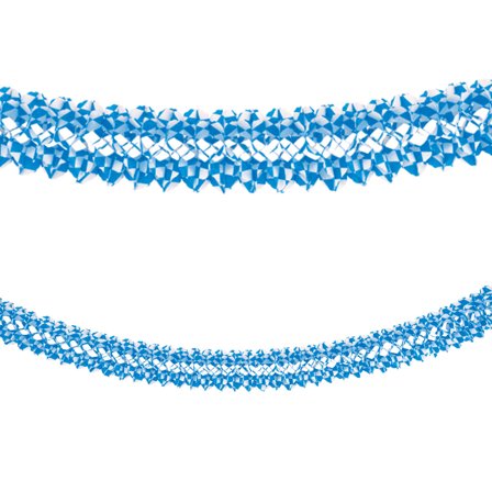 Oktoberfest Guirlande Bayersk Blå/Hvid 4 m