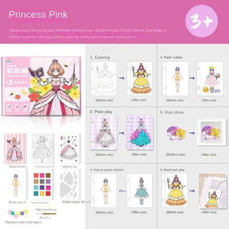 Poke Art DIY Legetøj Uddannelse Poke Painting 1 1