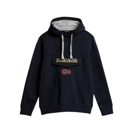 Napapijri, Hoodies Niebieski, Mężczyzna, Rozmiar: XL