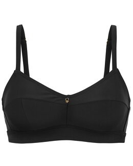 Bikini-bh utan bygel Alanya Svart/grå - D/E40 - Abecita by Swegmark