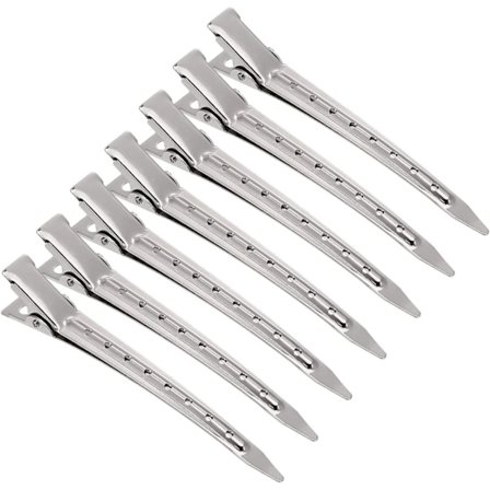 12 krokodillehud hårklemmer, Professionelle hårklemmer til kvinder