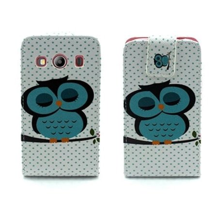 Knausgaard Fodral till Samsung Galaxy Ace 4 - Sovande Tecknad Uggla