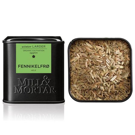 Mill & Mortar Fennikelfrø Hel Ø 40 g, Helse & Madvarer, Krydderier, Øvrigt