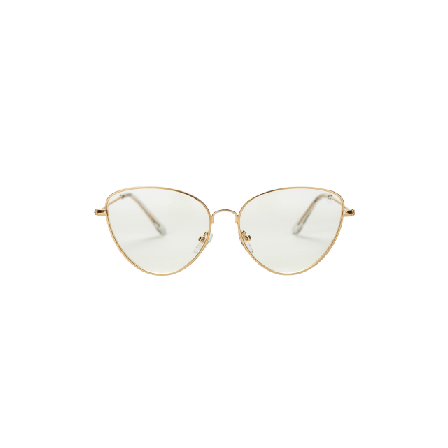 CHPO Lisa Läsglasögon Unisex Guld ONESIZE