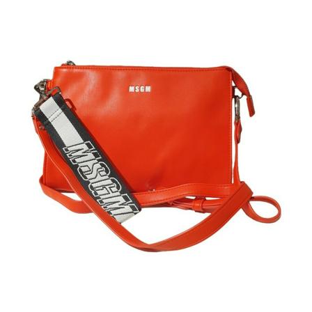Msgm Väska orange, Dam Axelremsväskor, Dam, Storlek: ONE SIZE
