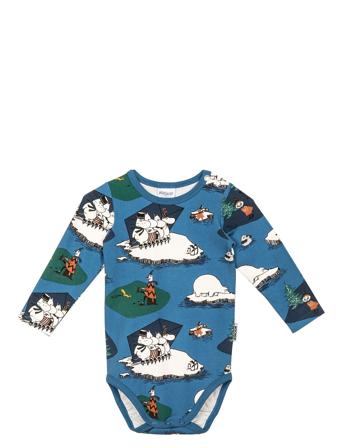 On Float Body Bodies Long-sleeved Blå Martinex*Betinget Tilbud