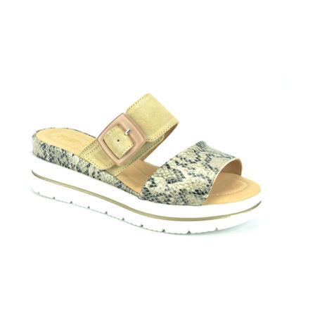 Rohde, Snake Muil Spiez. Beige, Dames, Maat:38 EU