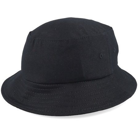 Flexfit - Svart bucket Hatt - Kids Black Bucket @ Hatstore
