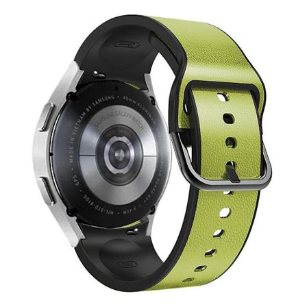 Snabbkopplingsarmband i läder för Samsung Galaxy Watch 4/5/6 40/44 mm / 5 Pro 45 mm