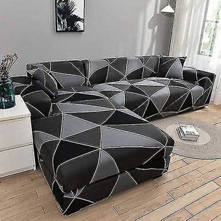Stretch hörn soffa överdrag L-formad soffa överdrag, för 1/2/3/4-sits soffa L-formad hörn