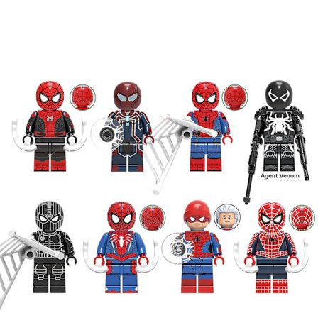 Spider-Man Minihahmo Rakennuspalikat Lasten Leikkisetit [DmS]