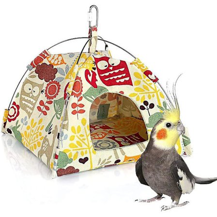 Papegojgunga Fågelbo Hängande Tält Varm Triangulär Husdjursgrotta Ha